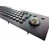 China Panel Mount PS/2 PC Metal Keyboard With Laser Trackball wholesale