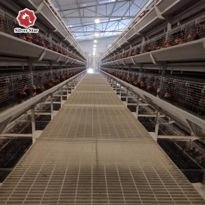 China Meat Chicken Farm Used Automatic Broiler Chicken Cage 272 Birds supplier