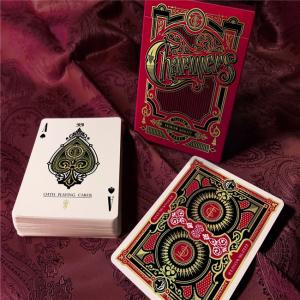 Print 100% Plastic 3D Foil Edge Playing plastic poker cards With Embossing Foil Box