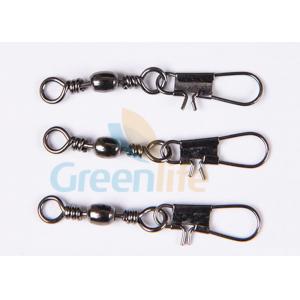 Coiled Lanyard Fishing Swivel Hook Nickle Plating Simple Snap Pin Combo