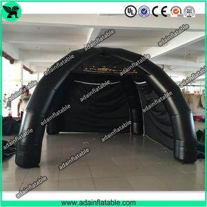 Black Spider Tent Inflatable, Event Advertising 4 legs Inflatable Tent Booth