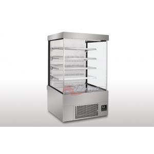 China Stanless Steel Open Display Cases , Upright Open Chiller Supermarket Showcase supplier