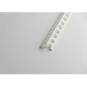 Matt / Shiny Surface Plastic Corner Profile , Custom Rigid PVC Corner Trim