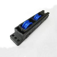 China Adjustable Nylon Sliding Door Rollers Plastic Material ODM with Carbon Steel Bearing on sale