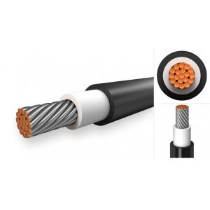 China Tinned Copper Photovoltaic Electric Cable 4mm2 For Efficient Energy Generation supplier