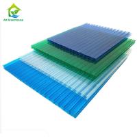 China 4-12mm Thick Steeple Greenhouse Cover Materials Corrugated Plastic Greenhouse Panels on sale