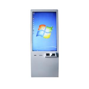 China Cinema / Restaurant Touch Screen Kiosk Systems With Barcode Scanner / Ticket Printer supplier