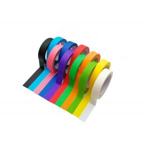 China Residue Free Colored Masking Tape Natural Rubber Adhesive For Arts And Crafts supplier