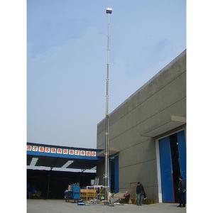 China 18m lockable pneumatic telescopic mast/ aluminum telescopic mast/ telecom tower mast/ telescopic mast/ pneumatic mast supplier