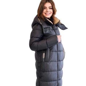 China FODARLLOY Ladies Warm Hooded Cotton-padded Clothes Slim Long Down Jackets Women Coats Winter plus size coats supplier