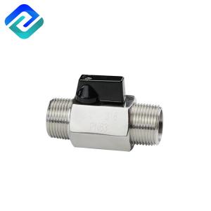 PN63 SS Mini Ball Valve 1 Inch Threaded Ball Valve NPT Male