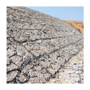 China Retaining Wall Galvanized River Mattress Woven Wire Mesh Hexagonal Stone Box for Sale supplier