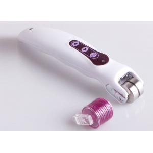 China LED Microneedle Roller Derma Roller System , Rechargeable Derma Face Roller wholesale