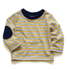 China Camisas listradas dos meninos T do algodão, roupa do algodão para bebês de 2 anos supplier