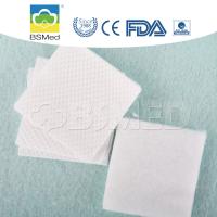 China 100% Natural Cotton Wool Pads Square Shape White Color ISO9001 Certification on sale