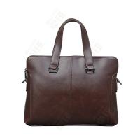 China Waterproof Business Laptop Bag Vintage Genuine leather Lawyer Briefcase For Men on sale