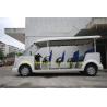 China 11 Seats Blue Airport Electric Car With High Frequency Onboard Charger wholesale