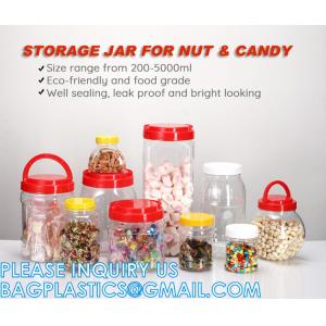 China Plastic Square Grip Storage Jar, Candy Buffet Containers, Food Jar, Cosmetic Jar, Spice jar, juice sauce bottle supplier