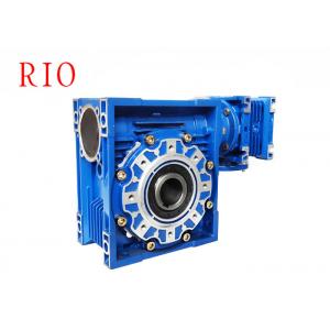 China Nmrv040/090 Aluminium Worm Gearbox Reducer Double Reduction Long Service Life supplier