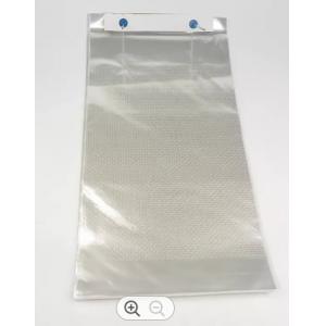 Custom Printed Wicketed Poly Bags Recycle Clear Polythene Food Bags