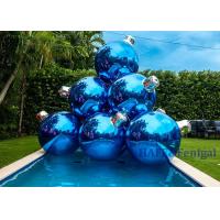 China Inflatable Christmas Ornaments Mirror Ball Red Balloons For Christmas Large Size on sale