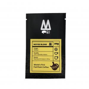 Three Side Sealing Bag Flat Pouch Food Packaging Bag For Candy Coffee Bean Plastic Bag Printing
