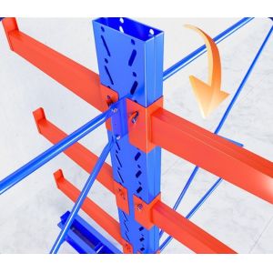 China Warehouse Heavy Duty Cantilever Storage Racks Adjustable Cantilever Shelf 300–800kg/Arm wholesale