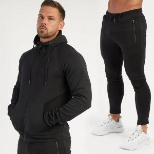 China                  Outdoor Sport Gym Sets Men Sportswear Tracksuits Two Piece Set Hoodies Men′s Fitness Suit              supplier