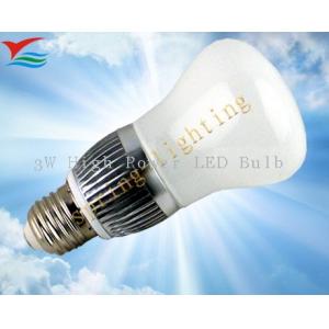 China Aprovação do Ce & do RoHs dos bulbos da bola do diodo emissor de luz do poder superior E14/E26/E27/B22 3W supplier
