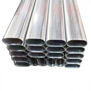 China Rail Fence Pre Galvanized Elliptical Steel Pipe 16Mn Structural supplier