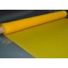 Yellow 48T Polyester Screen Printing Mesh For Glass Printing , 70 Micron