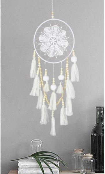 White Feather Wedding Hanging Decoration Dream Catcher