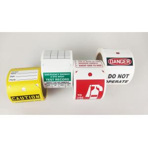 Protective Plastic Safety Tag Custom Design for Safety Measures