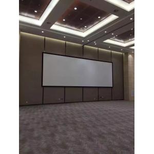 China HD Customized Fixed Frame Projector Screen Shrot Throw With Black Velvet supplier