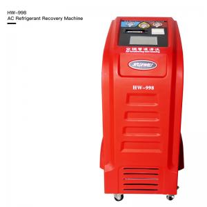 Colorful LCD Display AC Refrigerant Recovery Machine With Database