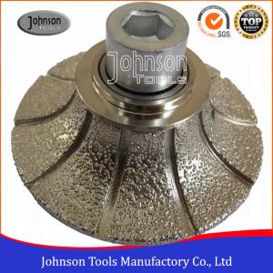 No.2 Half Diamond Bullnose Router Bit , Bullnose Grinder Wheel HS Code 8467991000