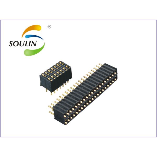 Straight H5.0 Female Header Connector 1.27x2.54mm Pitch Y Type