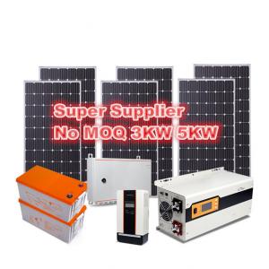 China 5KW 10KW 220V Home On Grid Tied Solar System Kits supplier