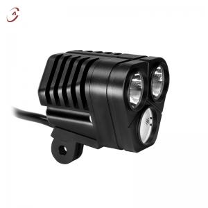 Rechargeable Front Electric Bicycle Light Flood Beam Waterproof OEM ODM