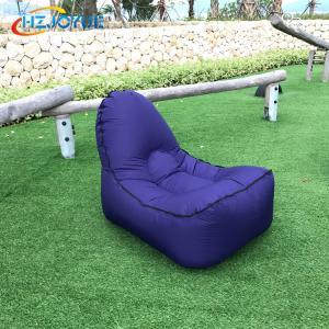 China New arrival design air folding bed inflatable air bean bag chair supplier