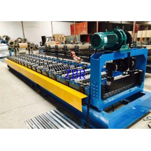 China Trapezoidal Roof Panel Roll Forming Machine 33ksi - 50ksi Yield Stress supplier