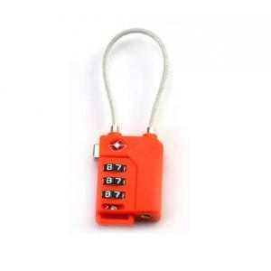 China Cable lock PC material TSA travel lock& Fashion Design Tsa Luggage Lock& Tsa Bag Number Lock supplier