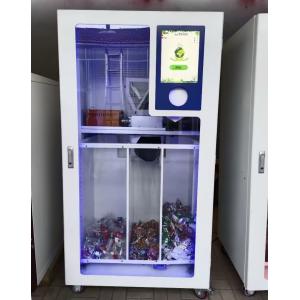 3in1 Tin can / aluminum can/ pet bottle Reverse Vending Machine With compactor