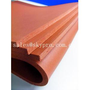 China Surface smooth / shark skin / embossed Neoprene Rubber Sheet , Silicone foam rubber sheet supplier