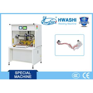 China Máquina de soldadura automática do CNC para o conector eletrônico, soldador do ponto dos terminais do fio supplier