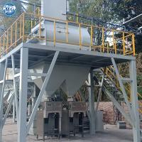 China Semi-automatic Dry Mortar Powder Mixing Machine Ceramic Tile Adhesive Machine Plant on sale