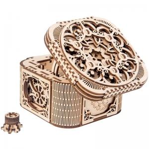 China Gift 23.5cm Mechanical Wooden Block Puzzle Toys Small Wooden Jewelry Box supplier