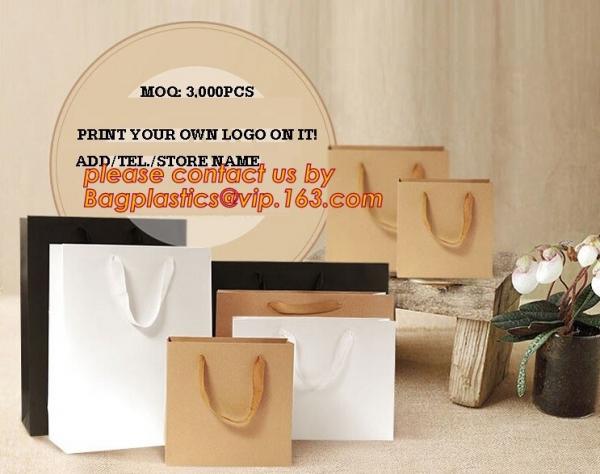 OEM/ODM Production Branded Luxury Design Printing Brown Craft Custom Kraft Paper