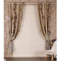China Printed Black Out Window Curtain for sale