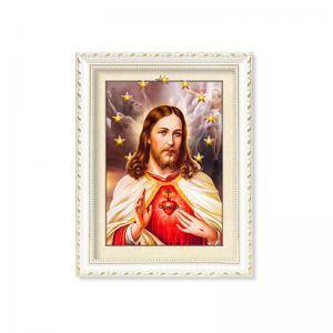 China Customized 30x40cm Religion Images 5D Lenticular Printing Services PET 0.6mm Thickness supplier